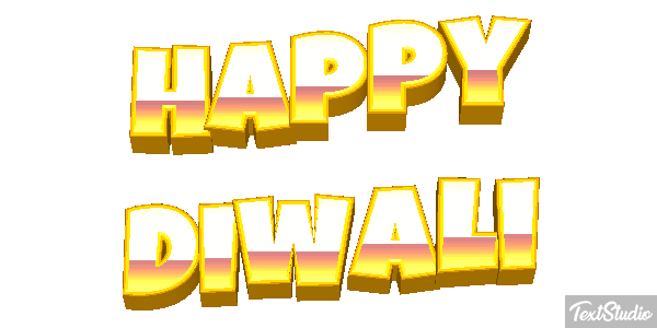 Happy Diwali Text effect