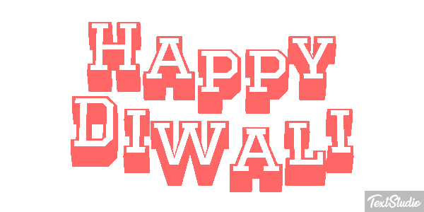 Happy Diwali Text effect