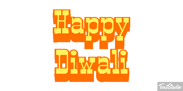 Happy Diwali Text effect