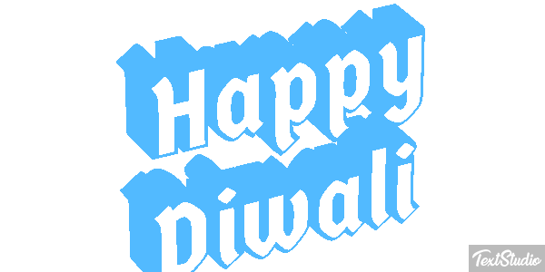 Happy Diwali Text effect