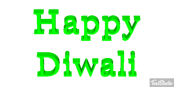 Happy Diwali Text effect