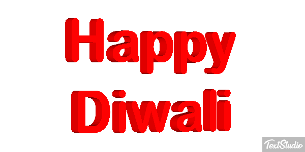 Happy Diwali Text effect