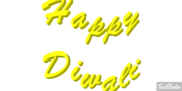 Happy Diwali Text effect