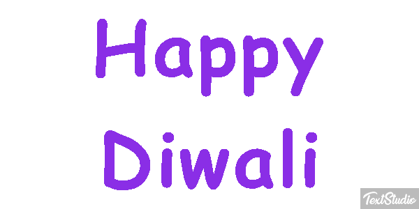Happy Diwali Text effect