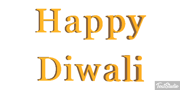 Happy Diwali Text effect