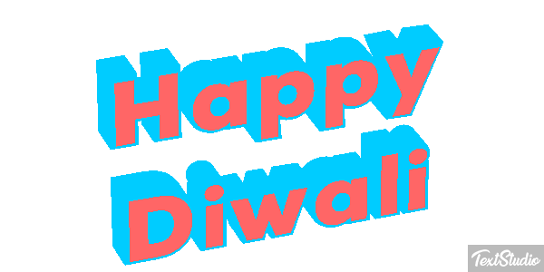 Happy Diwali Text effect