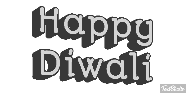 Happy Diwali Text effect
