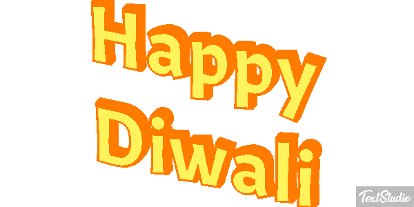 Happy Diwali Text effect