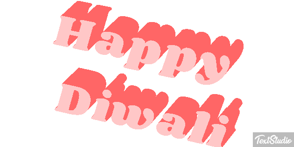 Happy Diwali Text effect