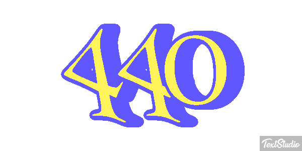 440 Efekt tekstowy