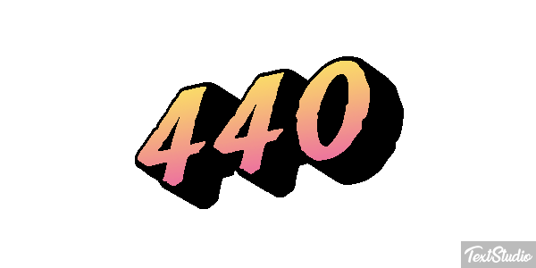 440 Efekt tekstowy