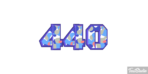 440 Efekt tekstowy