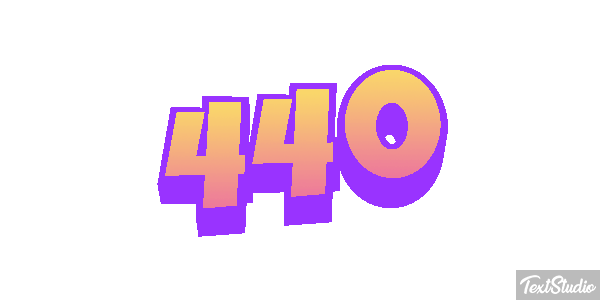 440 Efekt tekstowy
