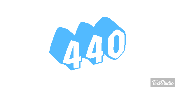 440 Efekt tekstowy