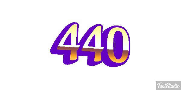 440 Efekt tekstowy