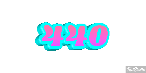 440 Efekt tekstowy