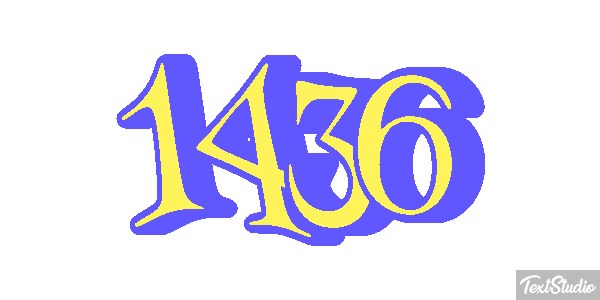 1436 Текстовый эффект