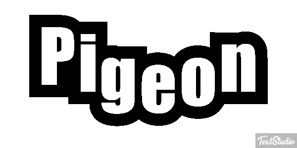 Pigeon Effet de texte
