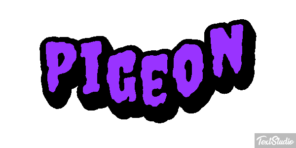 Pigeon Effet de texte