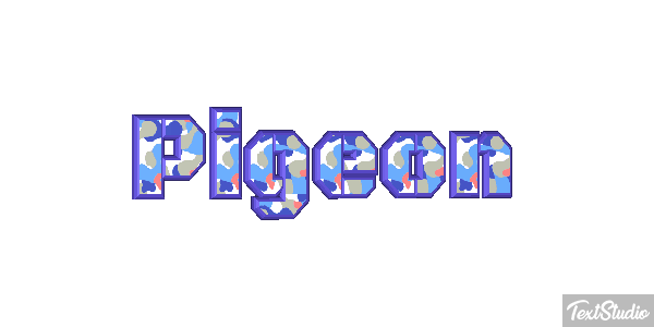 Pigeon Effet de texte