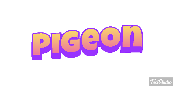 Pigeon Effet de texte