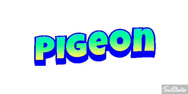 Pigeon Effet de texte