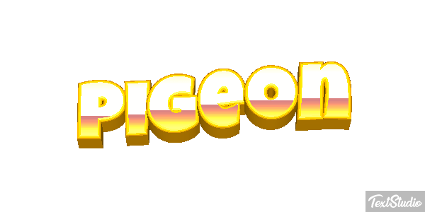 Pigeon Effet de texte