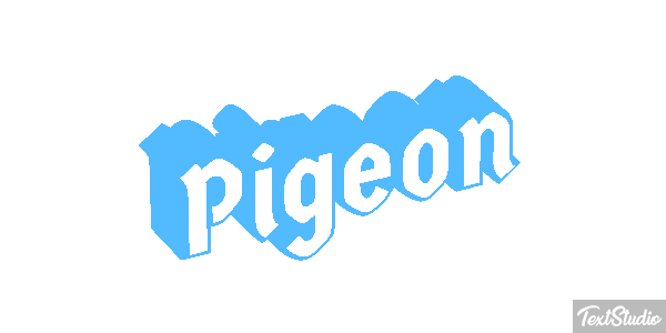Pigeon Effet de texte
