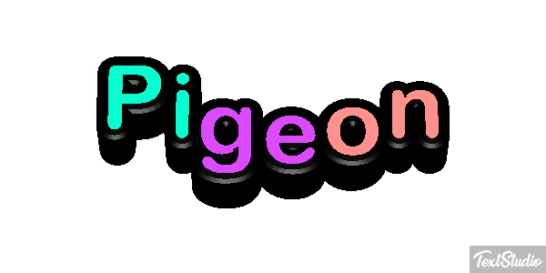 Pigeon Effet de texte