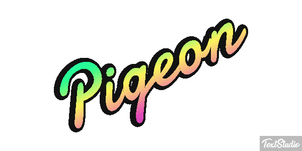 Pigeon Effet de texte