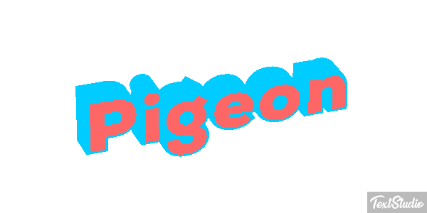 Pigeon Effet de texte