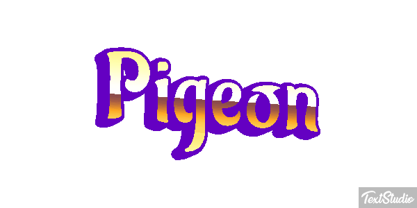 Pigeon Effet de texte