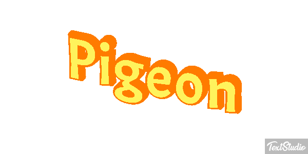 Pigeon Effet de texte