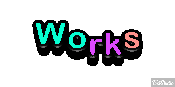 Works Metin efekti