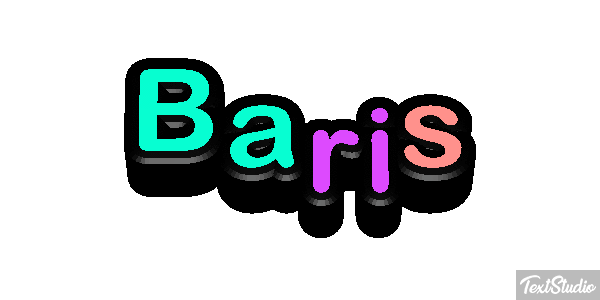 Baris Текстовый эффект
