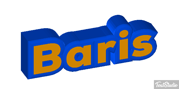 Baris Текстовый эффект