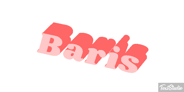 Baris Текстовый эффект
