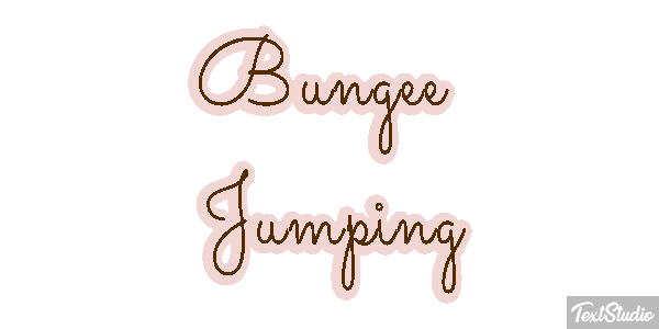 Bungee Jumping Effetto testo