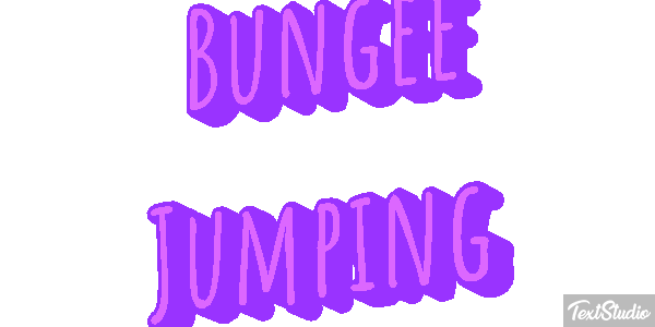 Bungee Jumping Effetto testo