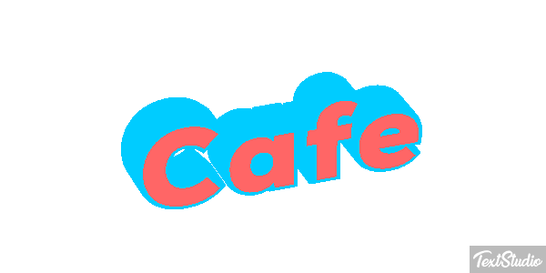 Cafè Efekt tekstowy