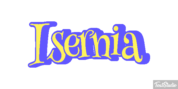 Isernia テキスト効果