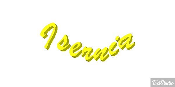 Isernia テキスト効果
