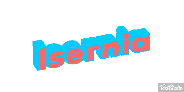 Isernia テキスト効果