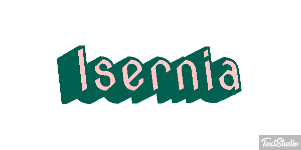 Isernia テキスト効果