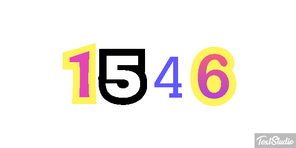 1546 Efecto de texto