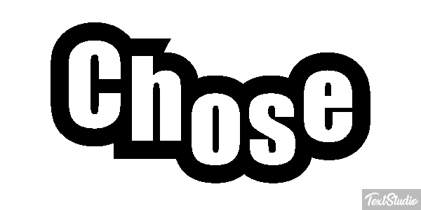 Chose Text effect