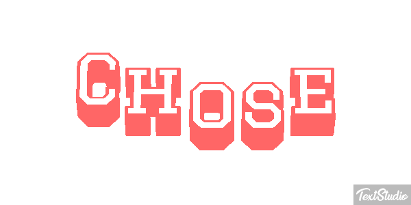 Chose Text effect