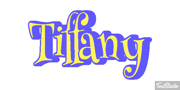 Tiffany Text effect