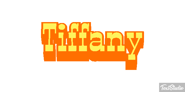 Tiffany Text effect