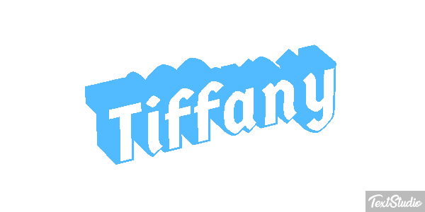 Tiffany Text effect